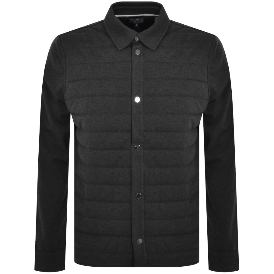 Ted Baker Ansty Padded Overshirt Grey Mainline Menswear